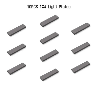 City Road Street Baseplate Building Blocks | Pedestrian Crossing Base Compatible with Major Brands