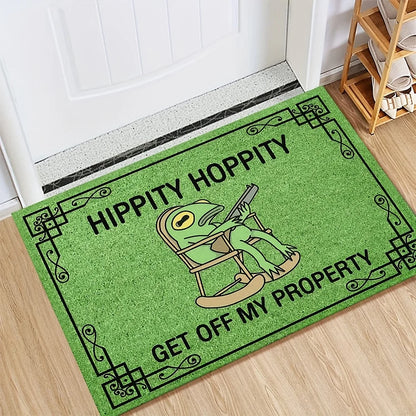 VIKAMA Leisure Frog Carpet Green Doormat Welcome Mat Outdoor Carpet Lightweight Living Room Carpet Rug For Bedroom  Home Decor