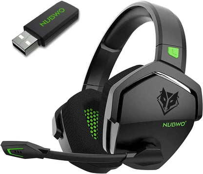 Casque de jeu sans fil NUBWO G06 Bluetooth 5.3 PS5 PC avec suppression du bruit
