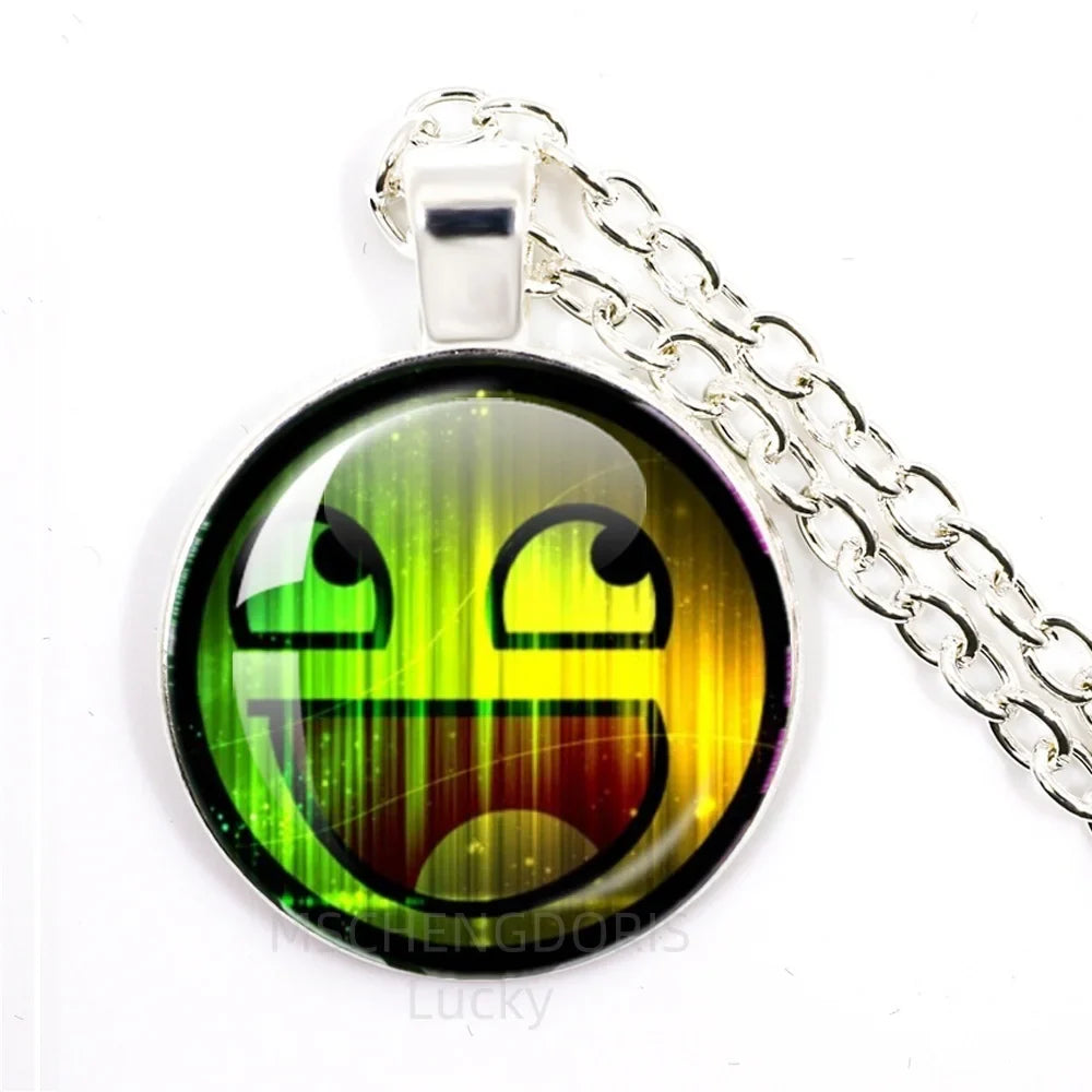 Funny Meme Cartoon Pendant Necklace | Unisex Fashion Jewelry Gift