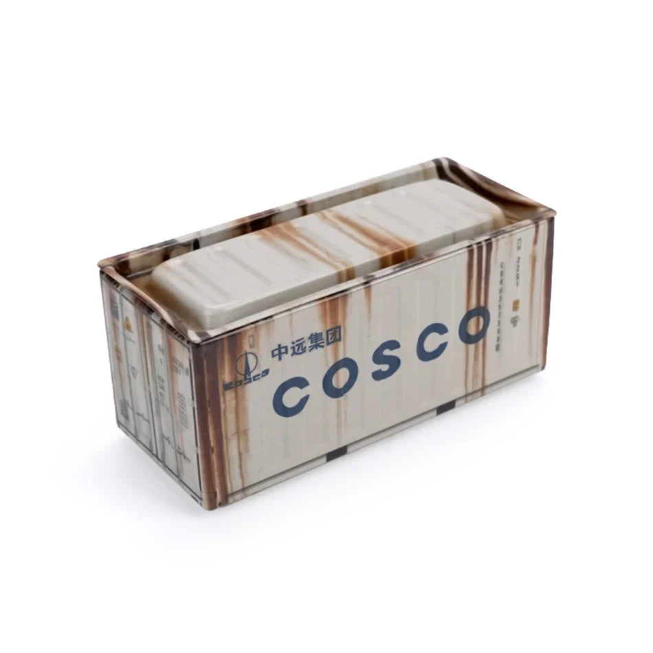 Mini caja de almacenamiento de hierro, mini caja de hierro de escritorio, modelo de mini contenedor, decoración creativa, coleccionar artículos pequeños, regalos de Navidad