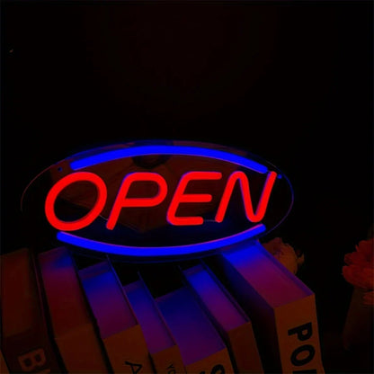 Open Neon Sign LED Neon Light for Commercial Wall Light USB Powered for Bars Shops Coffee Shops Hotels Outdoor Decoration