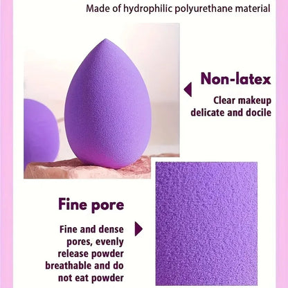 12Pcs Professional Makeup Sponge Set | Soft, Gentle, Multi-Purpose Tools for Flawless Application