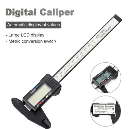 1PC Mini Plastic Vernier Caliper | 0 to 150mm Student Measuring Tool
