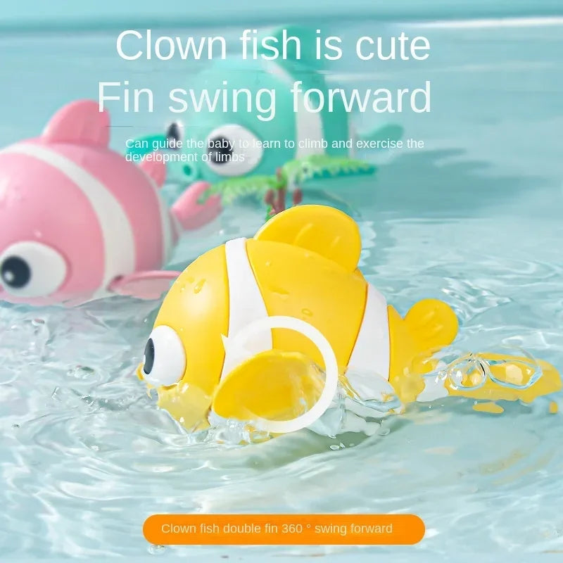 Wind Up Bath Toy Fish | Floating Swimming Toy for Toddlers