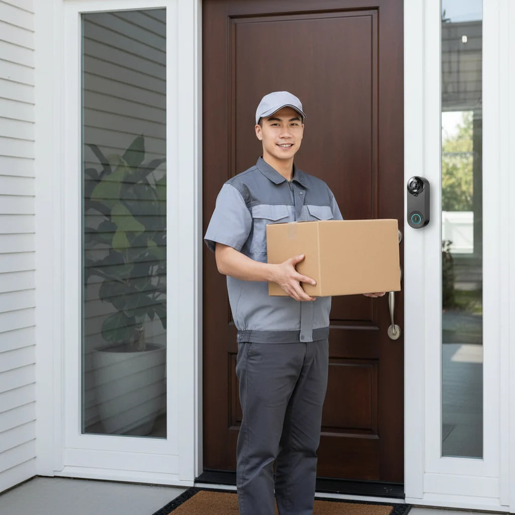 1080P Smart Video Doorbell WiFi Camera PIR Motion Detection Two Way Audio