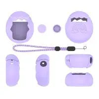 Silicone Cover with Thumb Grips and Lanyard | Soft Protective Case for Tamagotchi Paradise