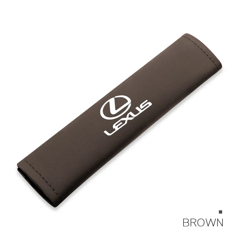 Car Pu Leather Seat Belt Shoulder Protection Set | Interior Accessories for Lexus