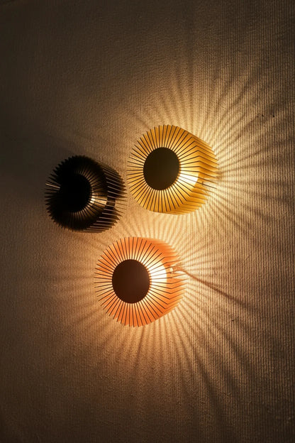 Modern Minimalist Wall Lamp Small Bedside Sconce Ambient Hotel Decor