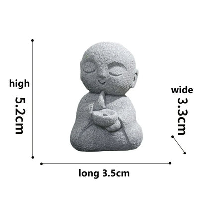 Jizo Monk Incense Holder | Zen Aromatherapy Decor