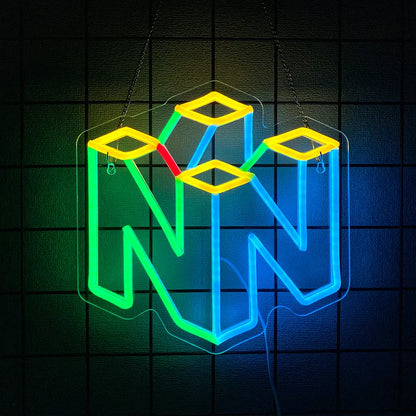 Game Led Neon Sign, 3D Carved Icon Wall Decor, Usb Powered, Used For Room, Club, Game Room, Office, Man Cave Art Wall Lamp.