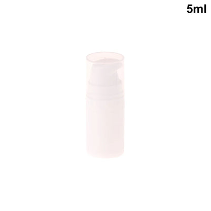 Refillable Airless Pump Bottles for Travel | Vacuum Lotion Containers 5ml 10ml 15ml