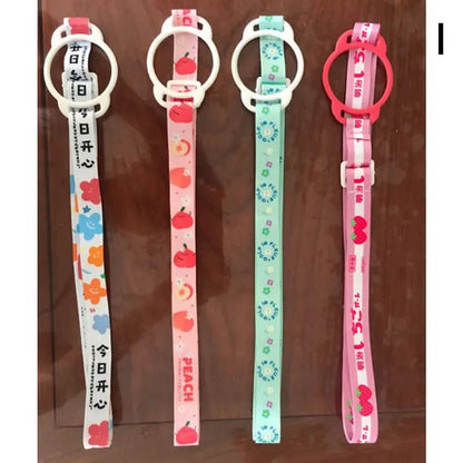 480ml Kawaii Plastic Water Bottle for Girls | Cute Reusable Drinkware