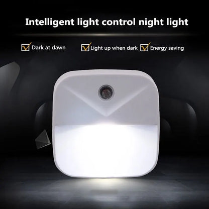 LED Night Light with Motion Sensor | Smart Plug-In Wall Lamp for Hallway, Stair, Kitchen, Bedroom