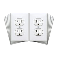 Fake Power Outlet Stickers (3 Pack) | Prank Wall Decals for Office and Home