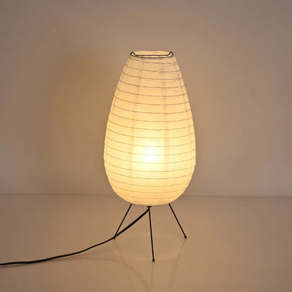 Nogy Noguchi Style Lamp Rice Paper Floor Lamp Retro Creative Bedside Lamp Suitable For Decoration Of Study/Bedroom/Living Room