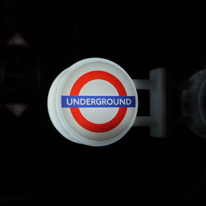 Fridge Magnet Hong Kong Subway Station Sign Fridge Magnet Bottom Magnetic Attraction Glowing Home Decorations for Dormitory Gift