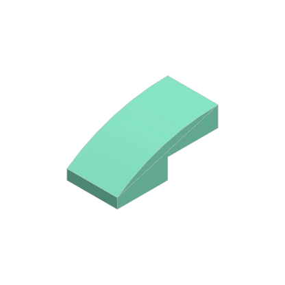 50pcs 11477 Slope Curved 2 x 1 Bricks Bulk | Modular Building Blocks for MOC