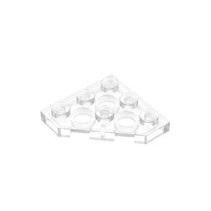 Gobricks GDS-556 Wedge Plate 3 x 3 Cut Corner | Compatible Building Block for DIY