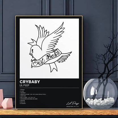 Rapper L-Lil P-Peep Poster HD Art Sticky Wall Waterproof Home Living Room Bar Decoration