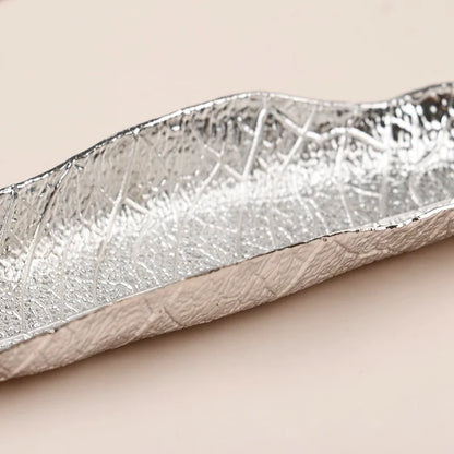 Metal Bodhi Leaf Incense Tray | Zen Incense Burner and Ash Catcher