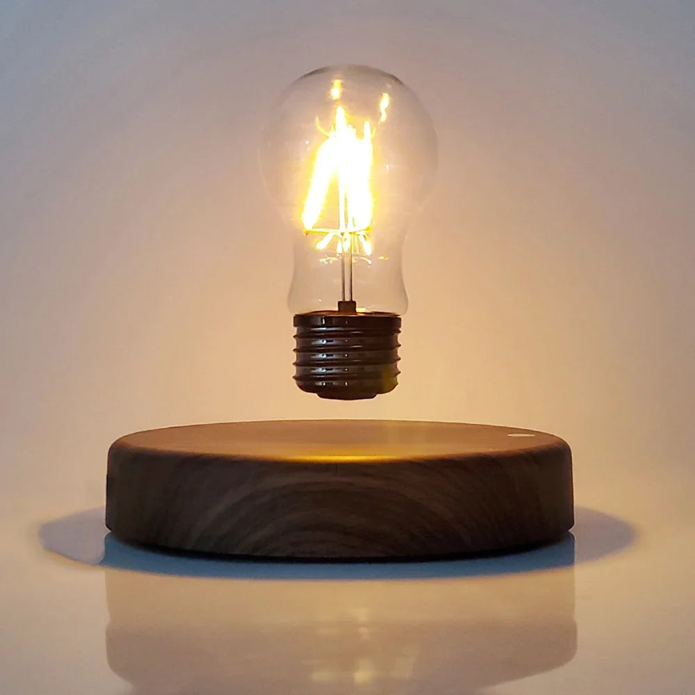 Ampoule LED flottante à lévitation magnétique, lampe de bureau, veilleuse, cadeau de décoration d'intérieur