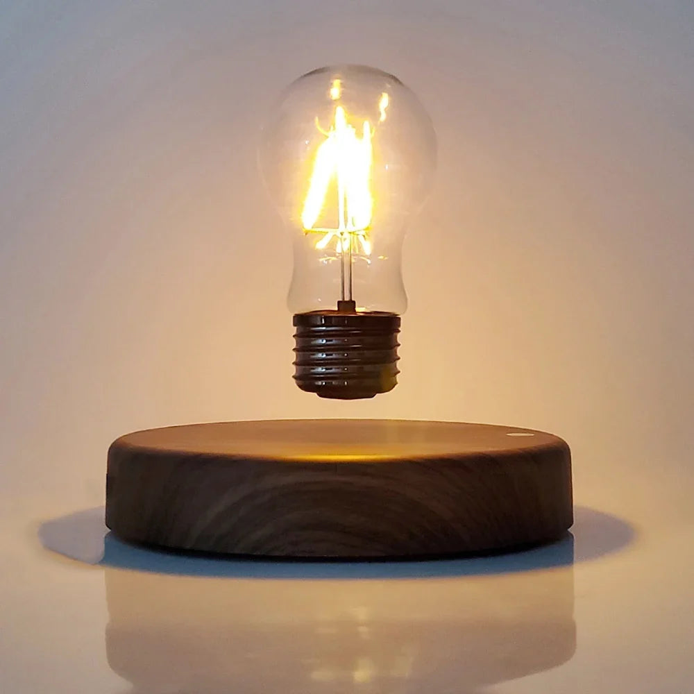 Magnetic Levitation Floating LED Bulb Lamp Desk Night Light Home Decor Gift