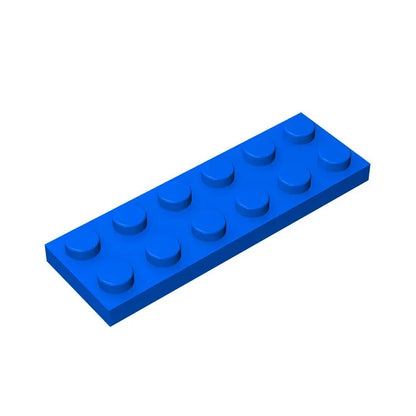 Plate 2 x 6 Building Block | Compatible Building Brick for DIY Creations