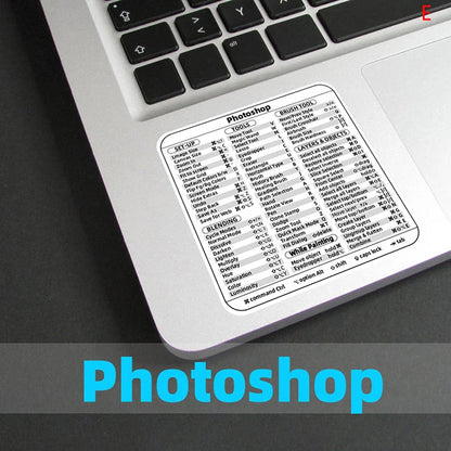 Windows PC Keyboard Shortcut Sticker | Quick Reference Decal for Laptop Desktop
