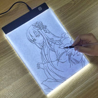 LED Drawing Copy Pad Dimmable Light Board Adjustable Art Tablet Educational Toy
