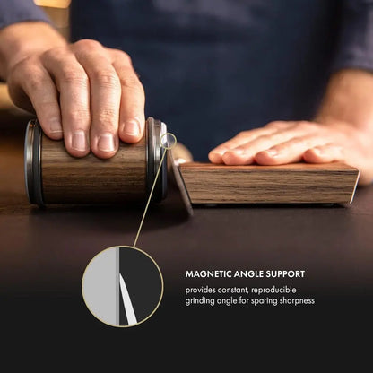 Diamond Rolling Knife Sharpener Manual Tool for Straight Edge Kitchen Knives
