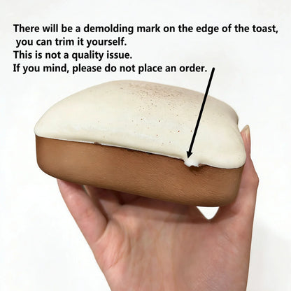 Toast Squeeze Stress Relief Toy | Soft Simulated Bread Fidget Toy