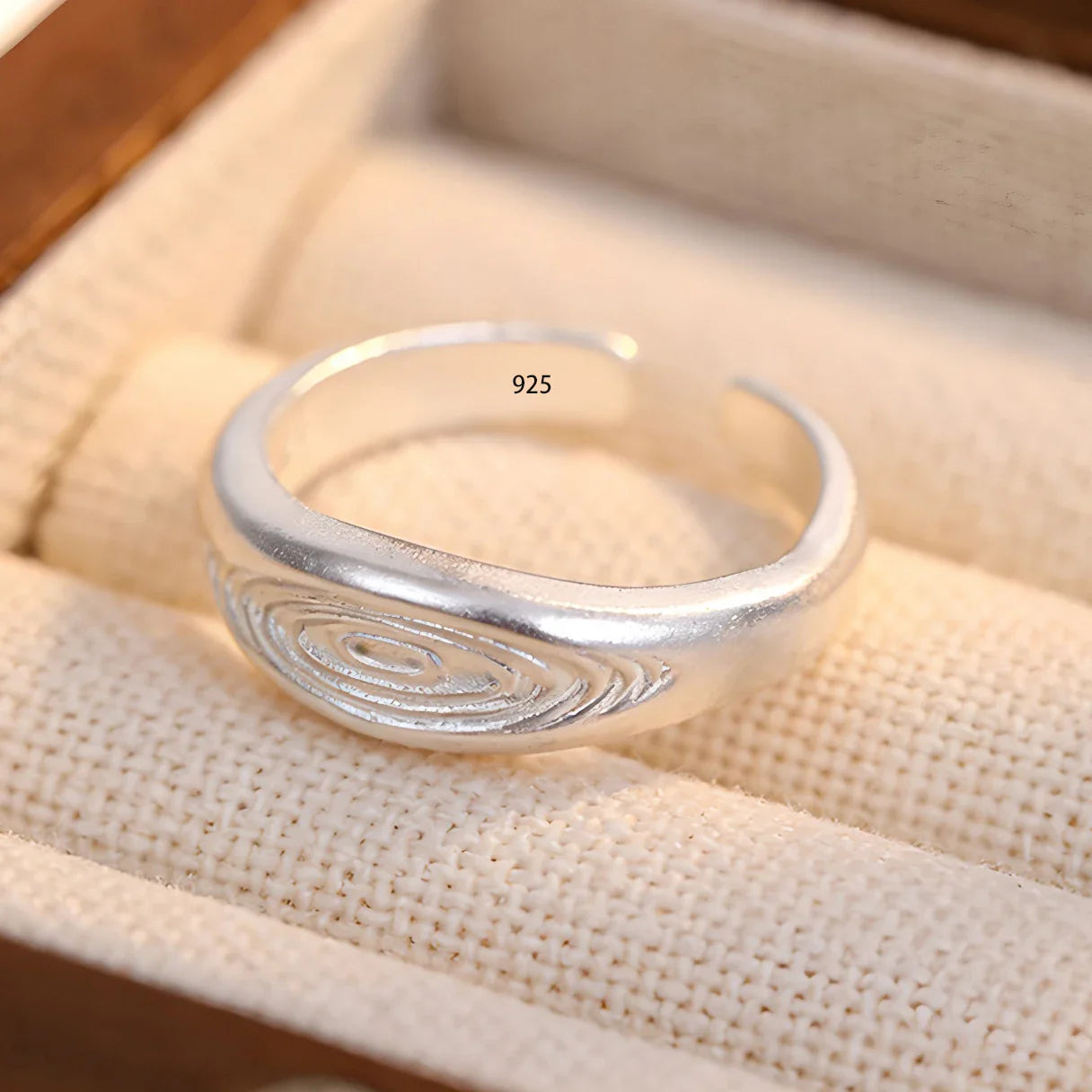 VENTFILLE 925 Sterling Silver Flower Lace Ring | Korean Fashion Adjustable CZ Ring