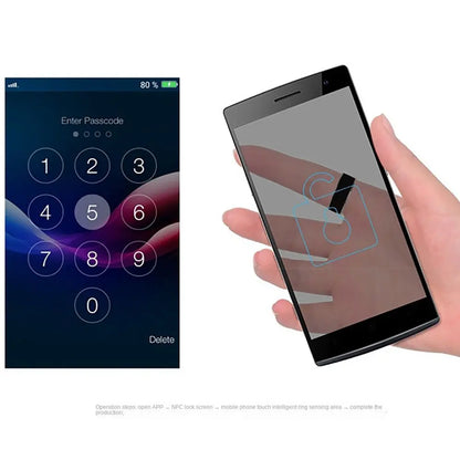 Stainless Steel NFC Smart Ring | Wearable Connect for Android