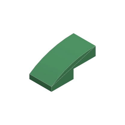 50pcs 11477 Slope Curved 2 x 1 Bricks Bulk | Modular Building Blocks for MOC
