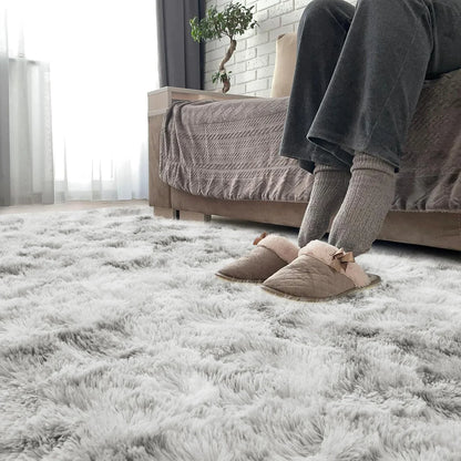 Alfombra de sala de estar VIKAMA, cojín suave y mullido para dormitorio de niños, alfombrilla de felpa antideslizante, decoración del hogar