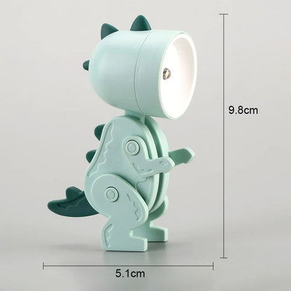 Mini Dinosaur Night Light | Battery-Powered LED Lamp for Kids