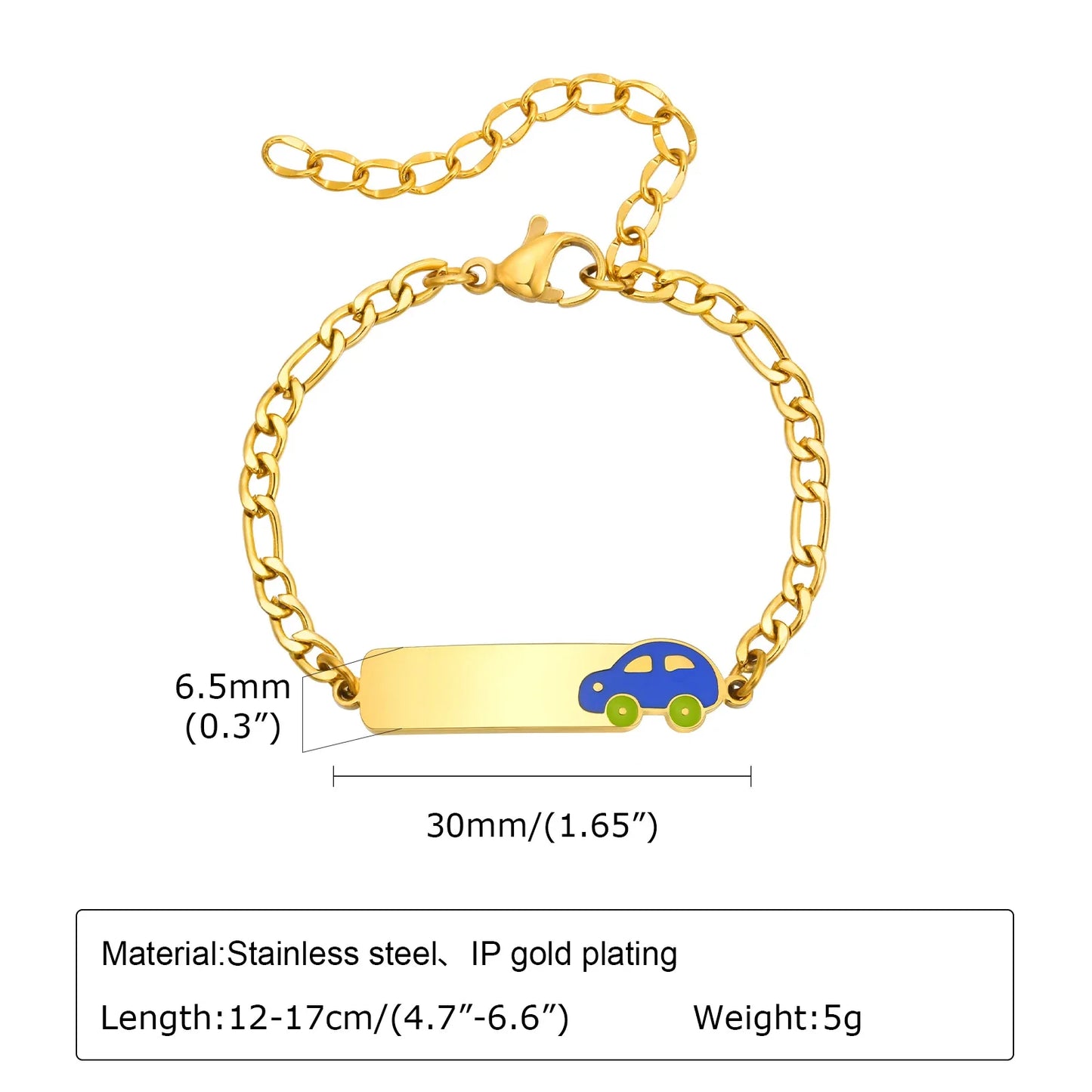 Custom Name Blessing Bracelet for Girls | Stainless Steel Personalized Gift