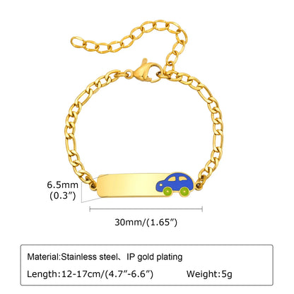Custom Name Blessing Bracelet for Girls | Stainless Steel Personalized Gift