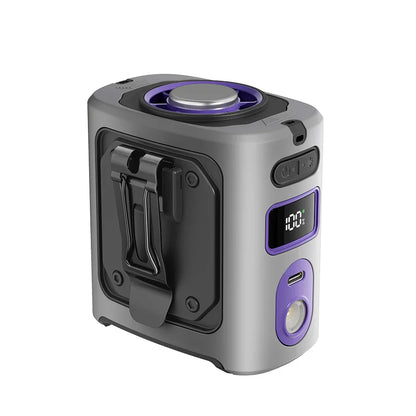 Compagnon Rafraîchissant | Ventilateur de Ceinture Portable avec Batterie 8000 mAh | 100 Vitesses Réglables pour un Confort Optimal