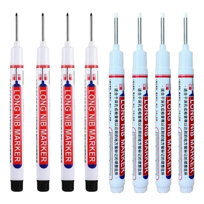 20mm Deep Hole Long Nib Markers Set | Multi-Purpose Perforating Pen for Metal, Wood, and Glass