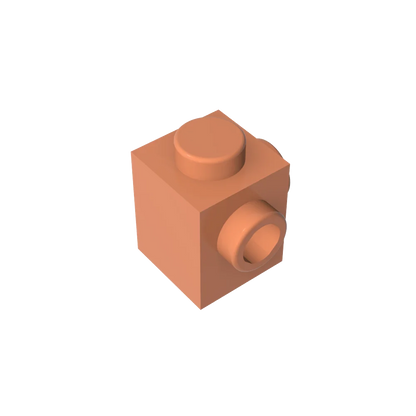 Gobricks GDS-1046 Modified Brick 1 x 1 with Studs on 2 Sides | Building Block for DIY