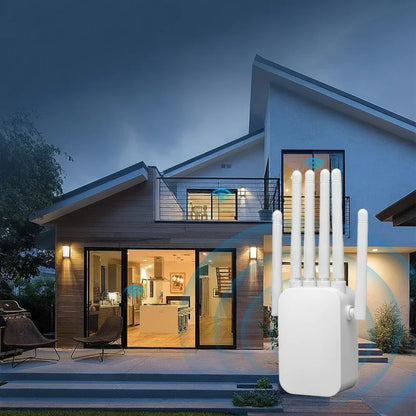 1200Mbps Dual Band WiFi Extender Signal Booster Repeater 2.4G 5G