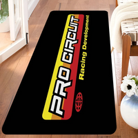 VIKAMA Tapis Long en Flanelle de Qualité Course Décoratif Antidérapant Doux Confortable Insonorisant Chambre Canapé Chevet Tapis Long Décoration Maison