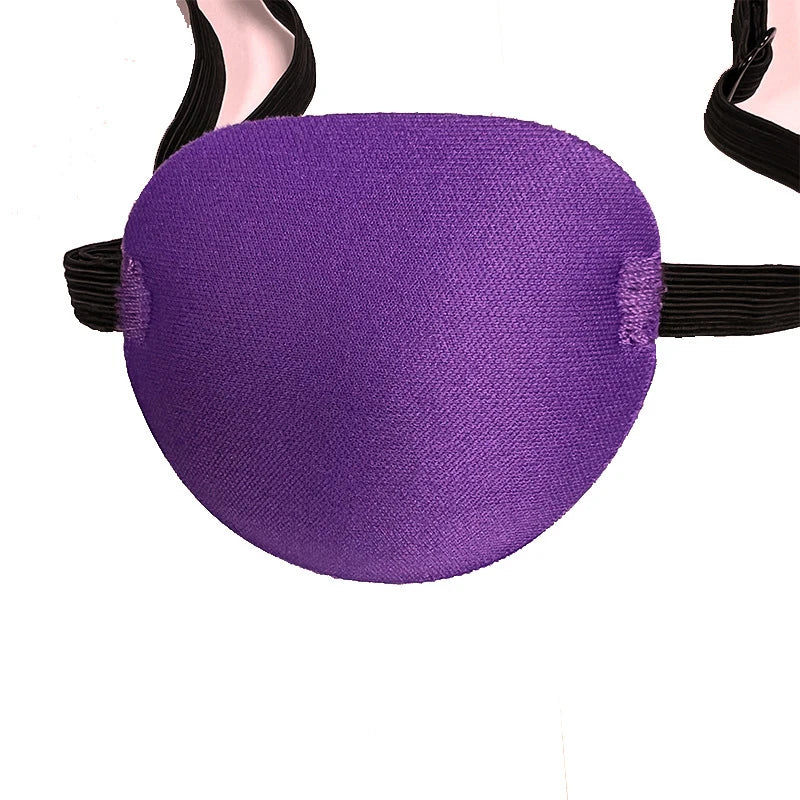 Single Eye Patch for Pirate Cosplay & Sleep Aid | Black Unisex Eyepatch