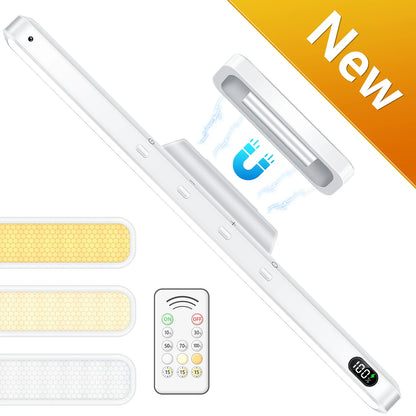 Rechargeable Dimmable Night Light with 3-Color LED Cabinet Lighting