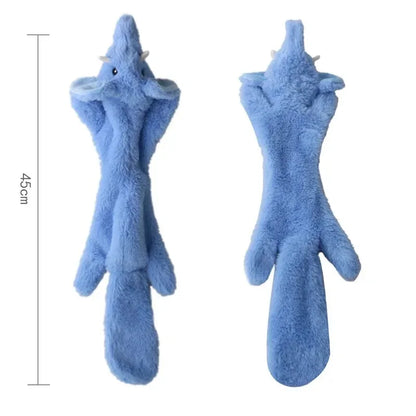 Soft Fleece Squeaky Dog Toy | Gentle Plush Toy for Small and Medium Dogs