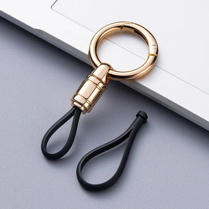 Metal Keychain for Men | Premium Anti-Lost Car Key Ring with Belt Clip
