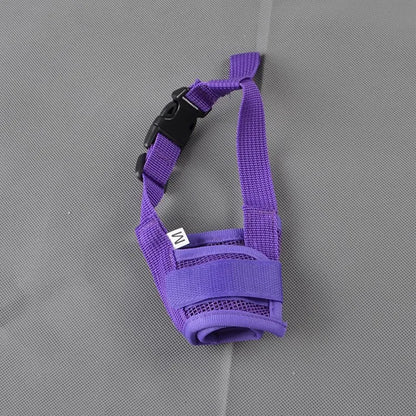 Adjustable Mesh Dog Muzzle for Small and Large Dogs | Breathable Anti Barking Pet Muzzle with Nylon Straps
