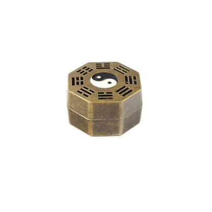Mini Eight Diagrams Incense Stove | Metal Indoor Incense Burner Tray